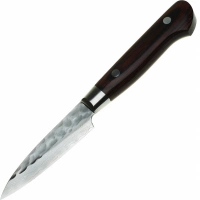 Нож кухонный овощной 80 мм, Sakai Takayuki, сталь VG-10 Damascus, рукоять дерево pakka wood купить в Владикавказе
