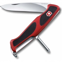 Нож перочинный Victorinox RangerGrip, сталь X50CrMoV15, рукоять нейлон, красно-чёрный купить в Владикавказе