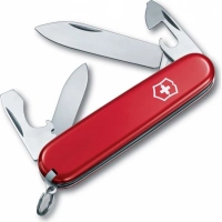 Нож перочинный Victorinox Recruit, сталь X55CrMo14, рукоять Cellidor®, красный купить в Владикавказе