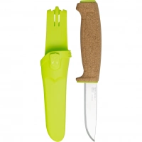 Нож с фиксированным лезвием Morakniv Floating Knife (S) Lime, сталь Sandvik 12C27, пробковая ручка купить в Владикавказе