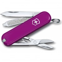 Нож Victorinox Classic SD Colors, Tasty Grape (0.6223.52G) пурпурный, 7 функций 58мм купить в Владикавказе