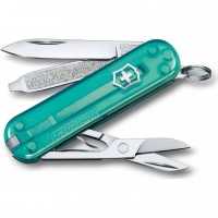 Нож Victorinox Classic SD Colors, Tropical Surf (0.6223.T24G) бирюзовый полупрозрачный, 7 функций 58мм купить в Владикавказе