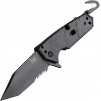 Складной нож Hogue Elishewitz Karma Tanto, клинок черный, сталь 154CM, рукоять черный G10 купить в Владикавказе