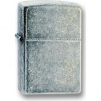 Зажигалка ZIPPO Antique Silver Plate, латунь с покрытием ™Plate, серебристый, матовая, 36х12×56 мм купить в Владикавказе