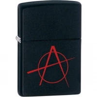 Зажигалка ZIPPO Classic А с покрытием Black Matte, латунь/сталь, чёрная, матовая, 36x12x56 мм купить в Владикавказе